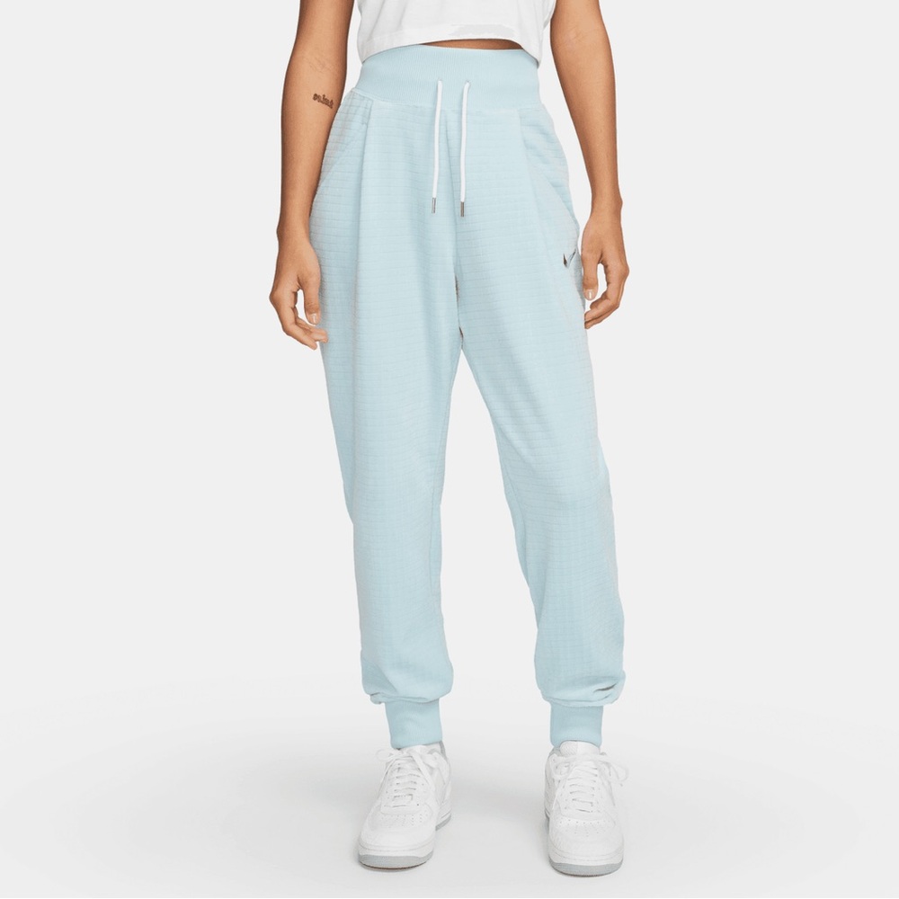 WOMEN'S NIKE SPORTSWEAR HIGH-WAISTED VELOUR JOGGER NWT XL - Picture 1 of 5